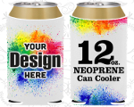 Full Color Neoprene Can Coolers